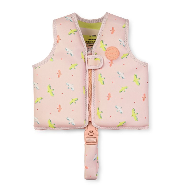 Produkt - Plavecká neoprenová vesta s UV ochranou (1-3r) Tropicool Pink
